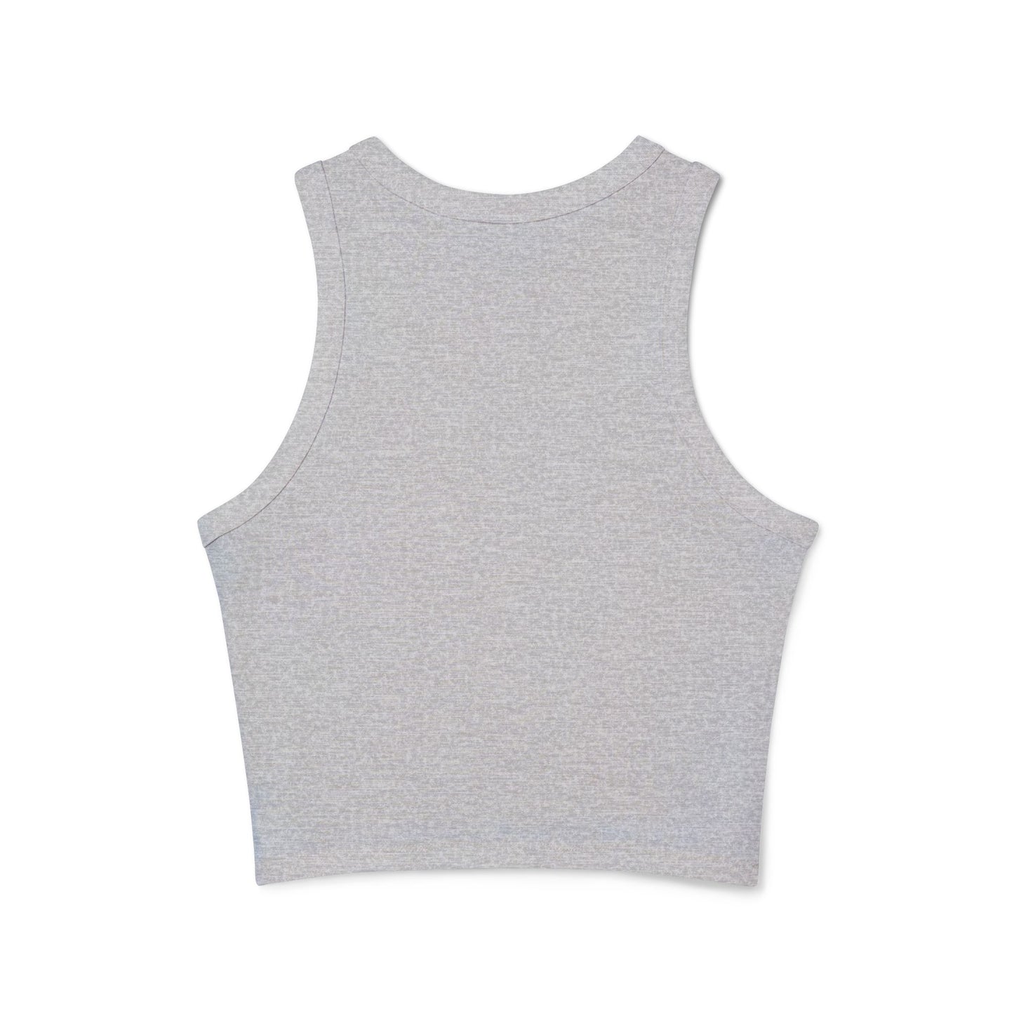 Salty Not Sorry Women's Micro Rib Racer Tank Top, Summer Crop Top, Nautical Inspired Apparel, Beachwear, Gift for Sailors, Casual Outfit