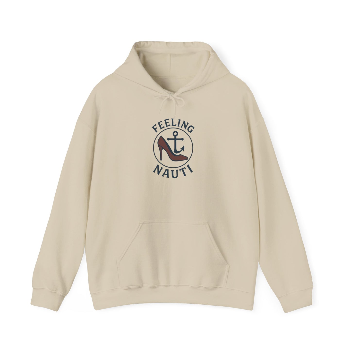 Feeling Nauti Unisex Hoodie - Nautical Humor Sweatshirt, Sailing Gift, Beach Lover Apparel, Cozy Layering, Unique Gift Idea