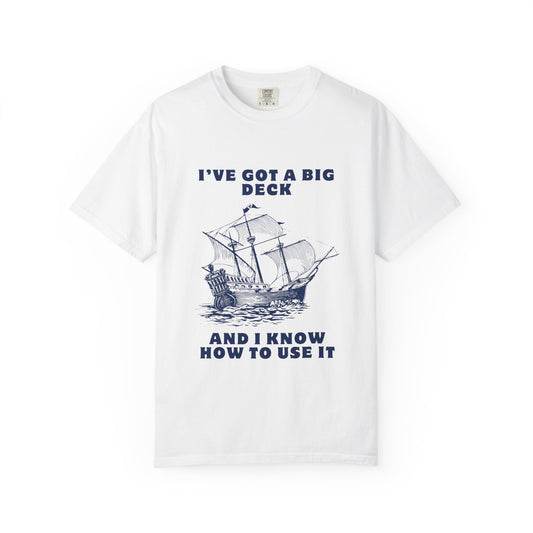 Humorous Nautical T-Shirt, Funny Gift for Sailors, Nautical Decor, Casual Wear, Maritime Humor